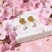 Online Baroque Pearl Gold Plated Earrings Australia