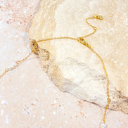 Dainty Pearl Trio 18K Gold Plated Necklace