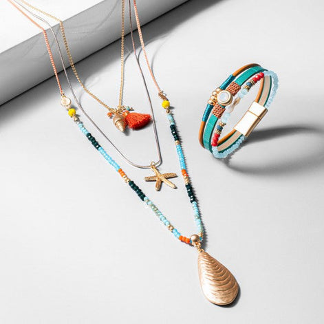 Green Forest Gold Bracelet