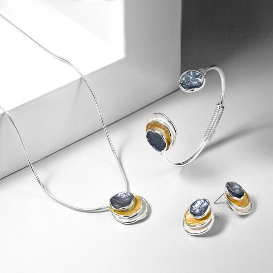 Kirana Tri Tone Earrings