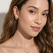 Petit Knot 18K Gold Plated Necklace