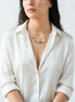 Ratu Crystal Rose Gold Necklace Australia